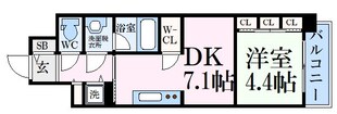 ブランタット西宮江上町の物件間取画像